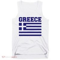 Greece Independence Day Greek Flag Heart Tank Top thumb 0
