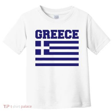 Greece Independence Day Greek Flag Heart Toddler T-Shirt
