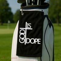 God Is D.O.P.E Golf Towel thumb 2