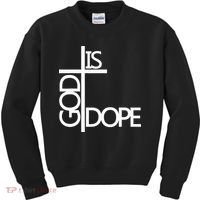 God Is D.O.P.E Kids Sweatshirt thumb 0