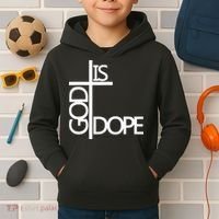 God Is D.O.P.E Kids Hoodie thumb 2