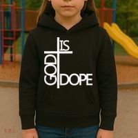 God Is D.O.P.E Kids Hoodie thumb 3
