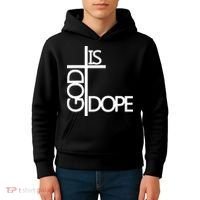 God Is D.O.P.E Kids Hoodie thumb 4