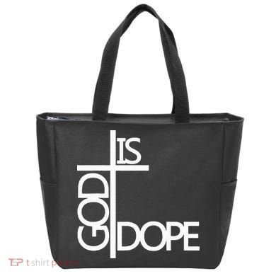 God Is D.O.P.E Tote Bag