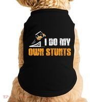 Golfing I Do My Own Stunts Golf Cart Funny Golf Player Doggie Tank thumb 0