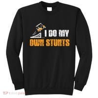 Golfing I Do My Own Stunts Golf Cart Funny Golf Player Sweatshirt thumb 0