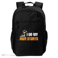 Golfing I Do My Own Stunts Golf Cart Funny Golf Player Backpack thumb 0