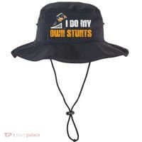 Golfing I Do My Own Stunts Golf Cart Funny Golf Player Bucket Hat thumb 0