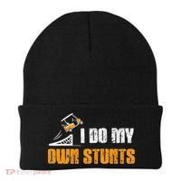Golfing I Do My Own Stunts Golf Cart Funny Golf Player Beanie thumb 0