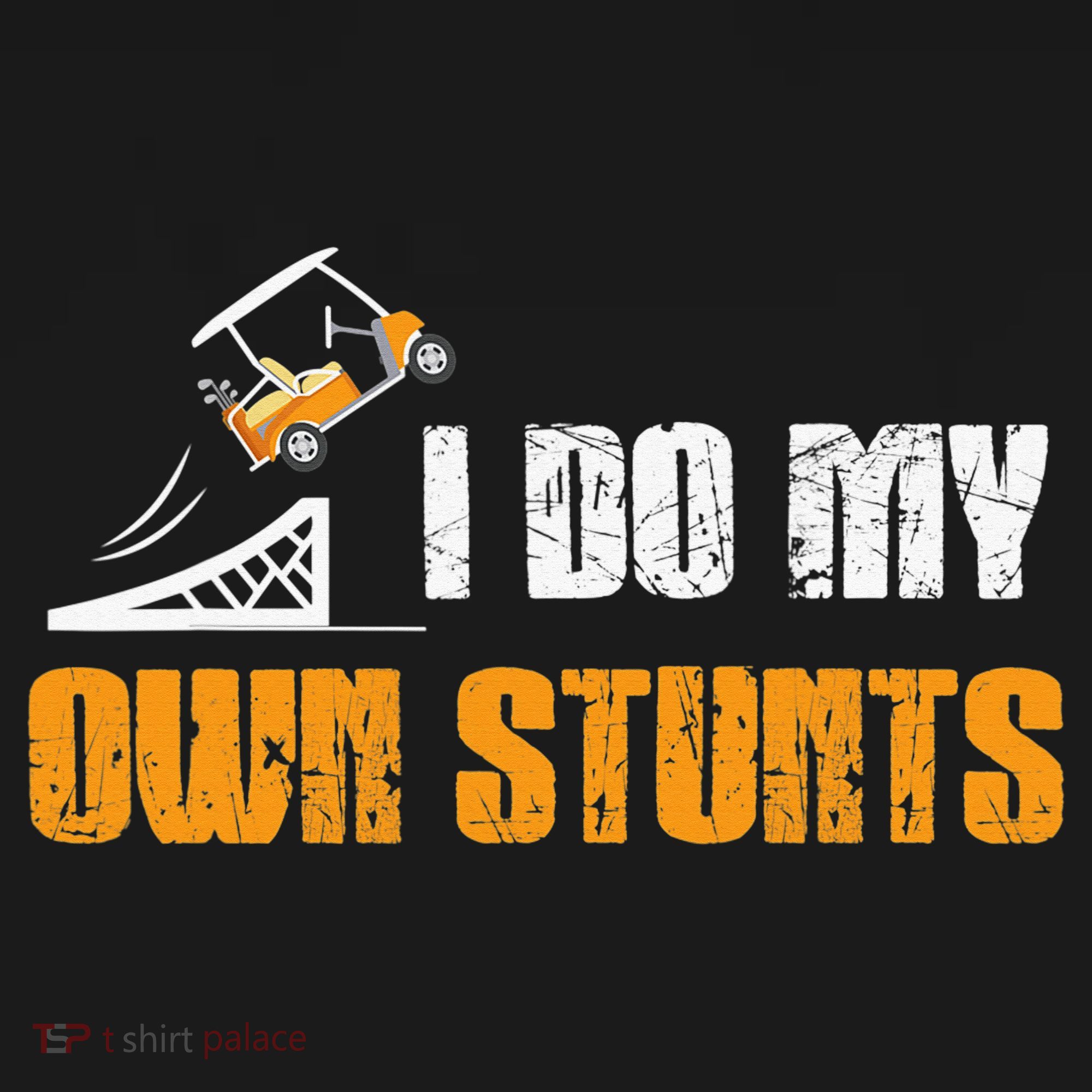 Golfing I Do My Own Stunts Golf Cart Funny Golf Player Women's Hoodie