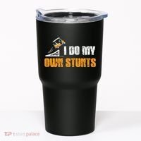 Golfing I Do My Own Stunts Golf Cart Funny Golf Player Tumbler thumb 0