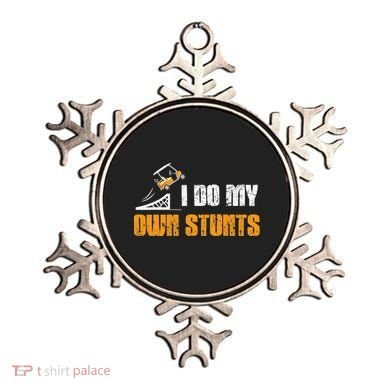 Golfing I Do My Own Stunts Golf Cart Funny Golf Player Ornament