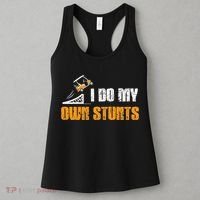 Golfing I Do My Own Stunts Golf Cart Funny Golf Player Women's Tank Top thumb 3