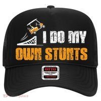 Golfing I Do My Own Stunts Golf Cart Funny Golf Player Hat thumb 0