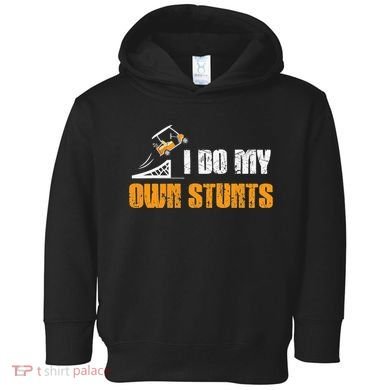 Golfing I Do My Own Stunts Golf Cart Funny Golf Player Toddler Hoodie