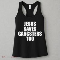 God Is D.O.P.E Jesus Saves Gangsters Too Women's Tank Top thumb 3
