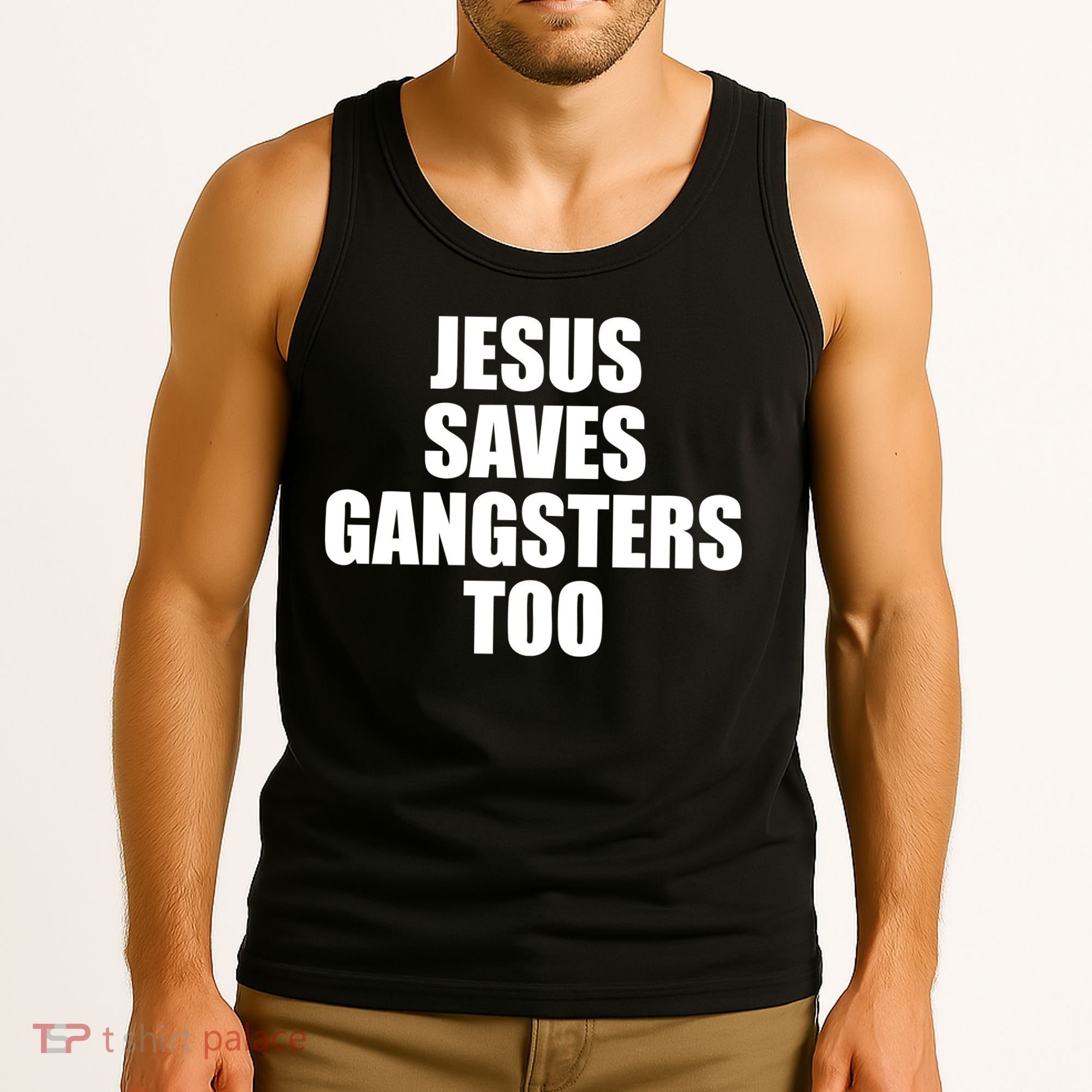 God Is D.O.P.E Jesus Saves Gangsters Too Tank Top