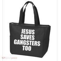 God Is D.O.P.E Jesus Saves Gangsters Too Tote Bag thumb 3