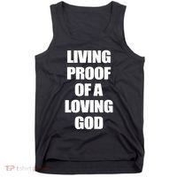 God Is D.O.P.E Living Proof Of A Loving God Tank Top thumb 0