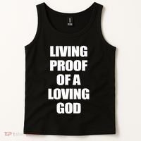God Is D.O.P.E Living Proof Of A Loving God Tank Top thumb 2