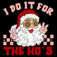 Groovy I Do It For The Ho's Funny Inappropriate Christmas Santa Coffee Mug thumb 5
