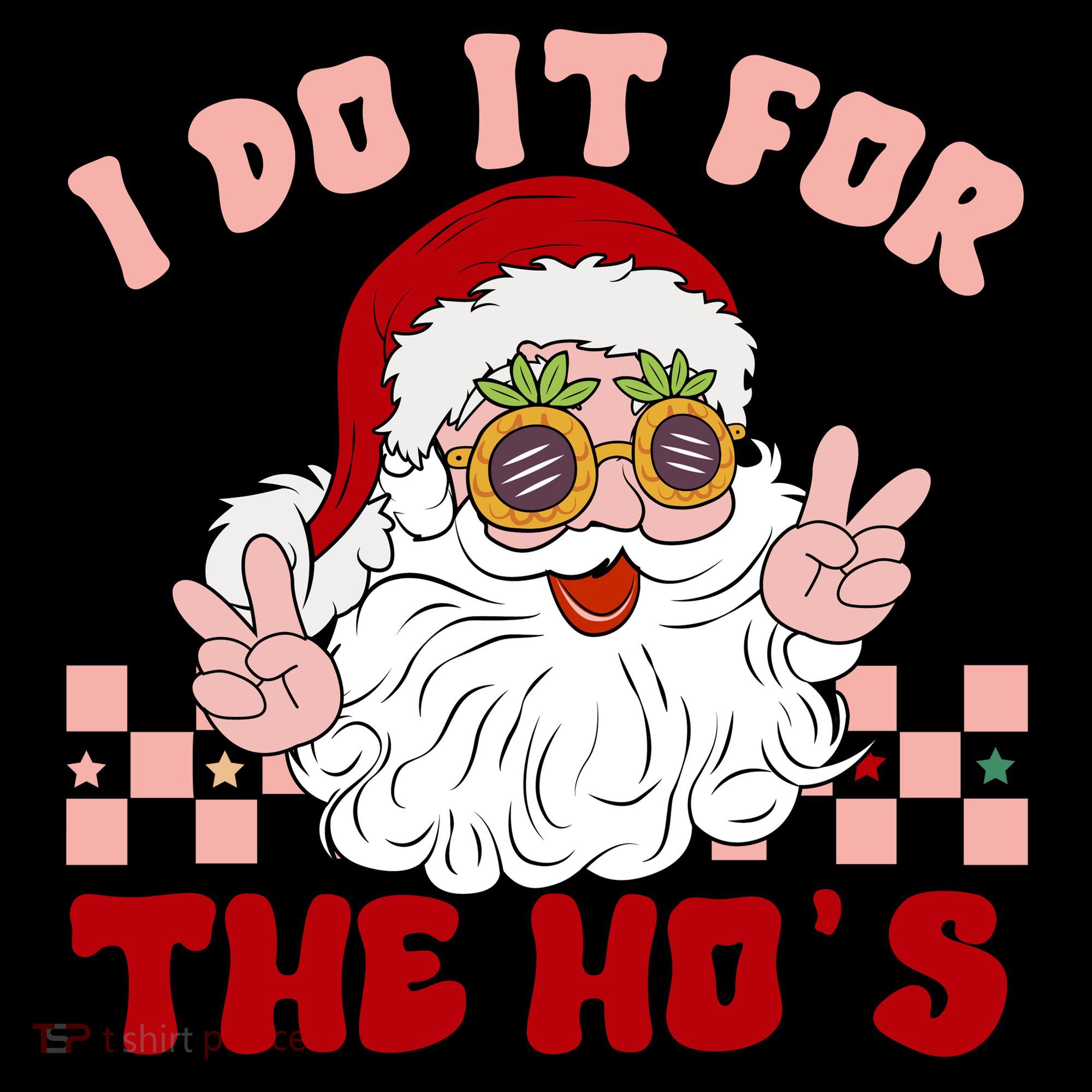 Groovy I Do It For The Ho's Funny Inappropriate Christmas Santa Coffee Mug