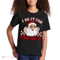 Groovy I Do It For The Ho's Funny Inappropriate Christmas Santa Kids T-Shirt thumb 2