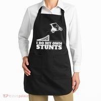 Golfing I Do My Own Stunts Golf Cart Golf Player Apron thumb 2
