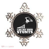 Golfing I Do My Own Stunts Golf Cart Golf Player Ornament thumb 0