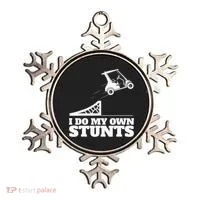 Golfing I Do My Own Stunts Golf Cart Golf Player Ornament thumb 0