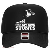 Golfing I Do My Own Stunts Golf Cart Golf Player Hat thumb 0