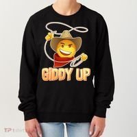 Giddy Up Cowboy Emoji  Women's Sweatshirt thumb 0