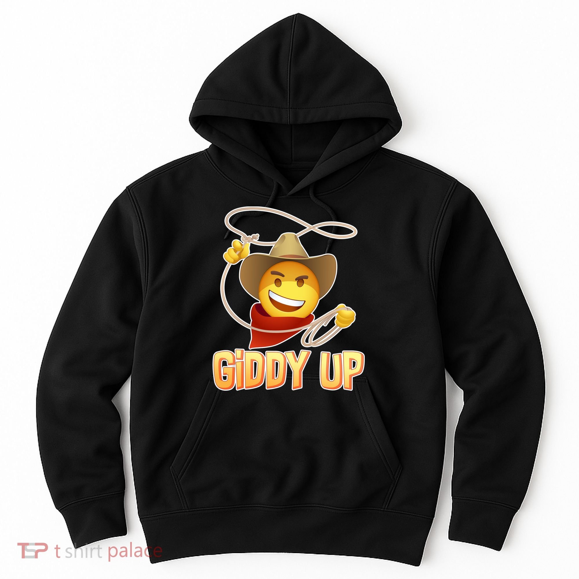 Giddy Up Cowboy Emoji  Hoodie