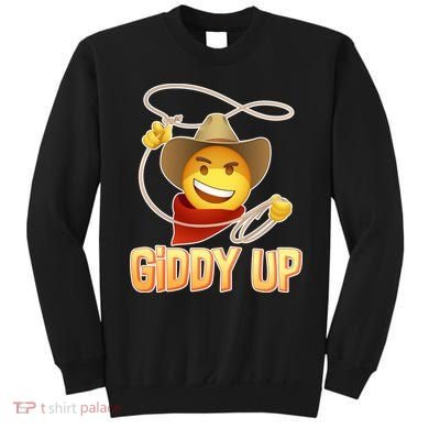 Giddy Up Cowboy Emoji  Sweatshirt