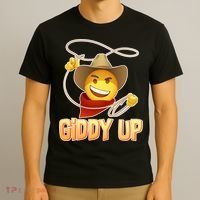 Giddy Up Cowboy Emoji  T-Shirt thumb 3