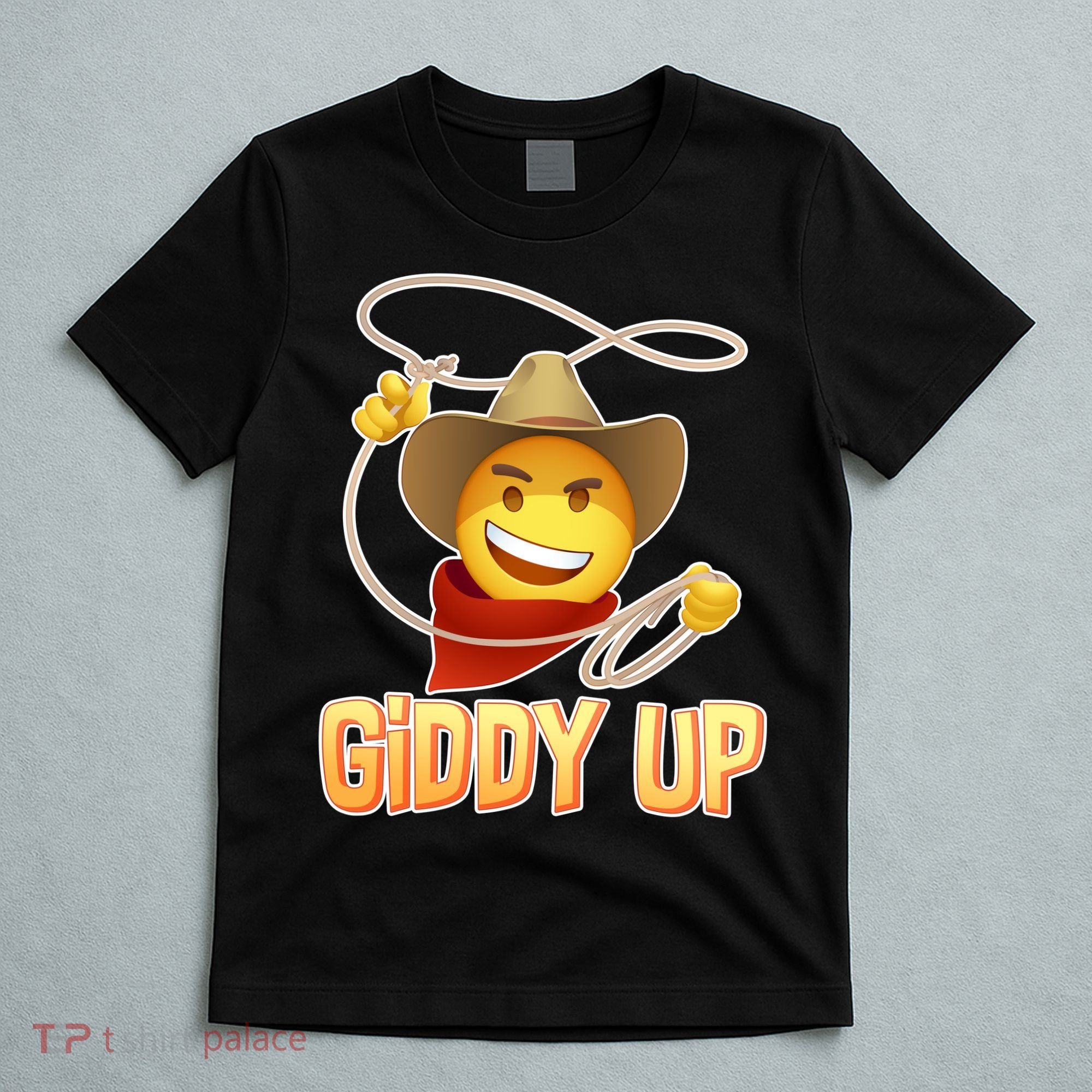 Giddy Up Cowboy Emoji  T-Shirt