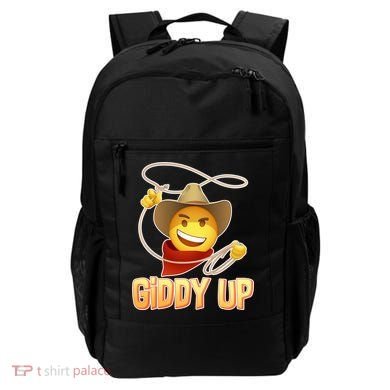 Giddy Up Cowboy Emoji  Backpack