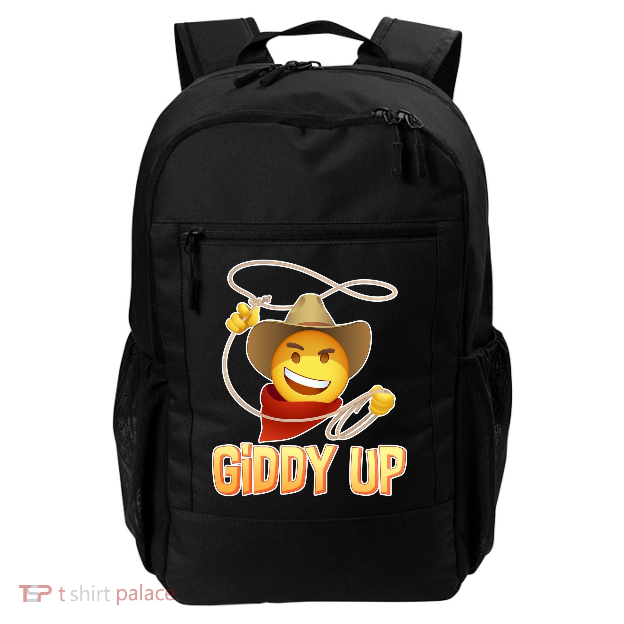 Giddy Up Cowboy Emoji  Backpack