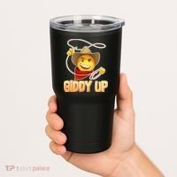 Giddy Up Cowboy Emoji  Tumbler thumb 2