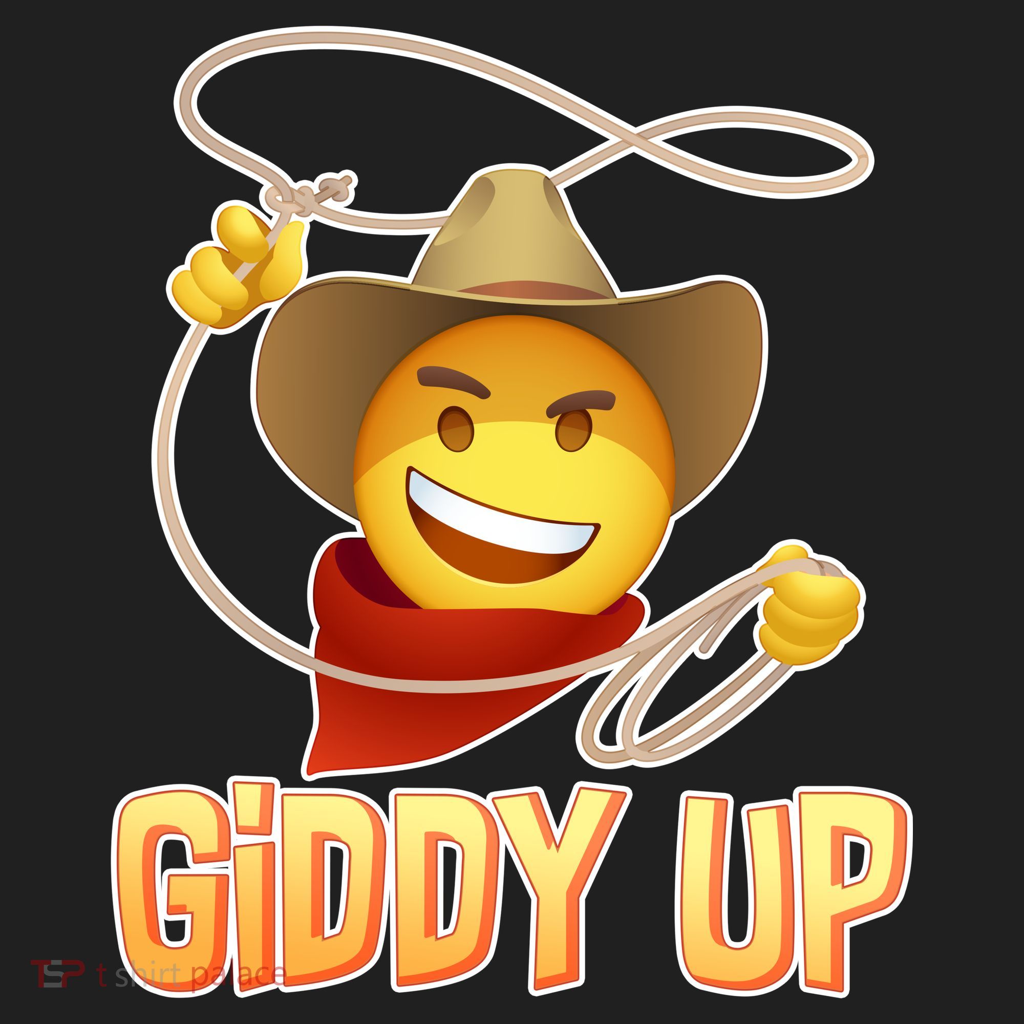 Giddy Up Cowboy Emoji  Hat