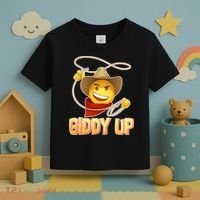 Giddy Up Cowboy Emoji  Toddler T-Shirt thumb 3