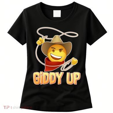 Giddy Up Cowboy Emoji  Women's T-Shirt