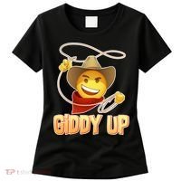 Giddy Up Cowboy Emoji  Women's T-Shirt thumb 0