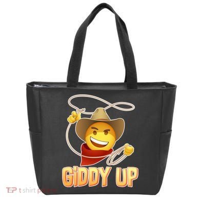 Giddy Up Cowboy Emoji  Tote Bag