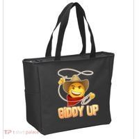 Giddy Up Cowboy Emoji  Tote Bag thumb 2