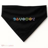 Genshin Impact Elements Gamer USA-Made Doggie Bandana thumb 0