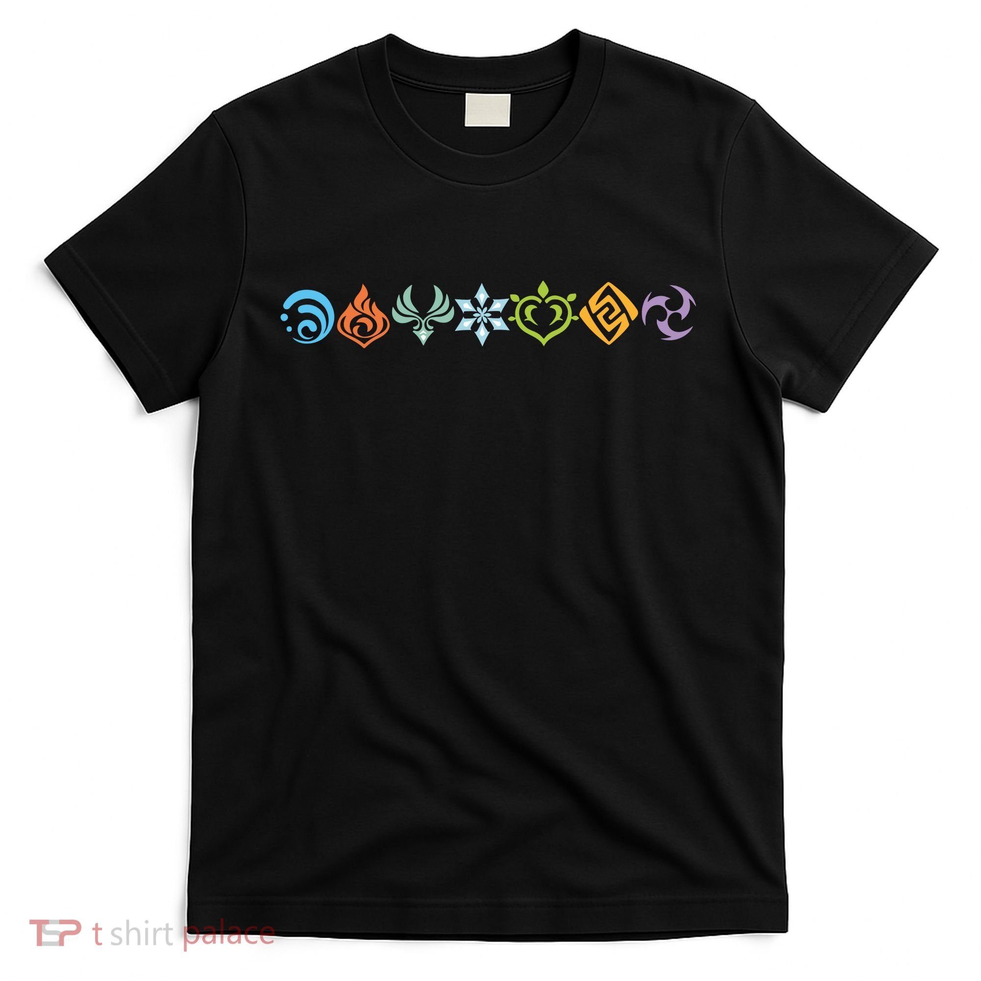 Genshin Impact Elements Gamer T-Shirt