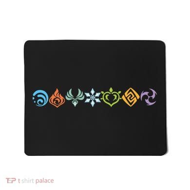 Genshin Impact Elements Gamer Mousepad