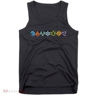 Genshin Impact Elements Gamer Tank Top