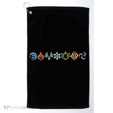 Genshin Impact Elements Gamer Golf Towel